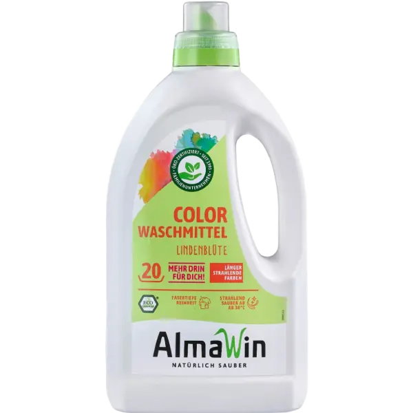 AlmaWin Color Flüssigwaschmittel Lindenblüte 1.5 Liter