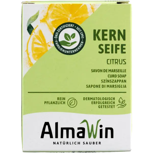 AlmaWin Kernseife Citrus 100g | Naturhaus GmbH