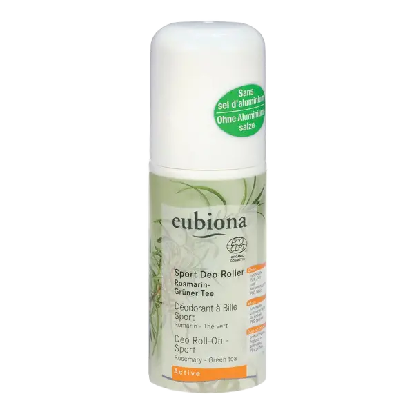 Eubiona Sport Deo-Roller Rosmarin-Grüner Tee 50 ml