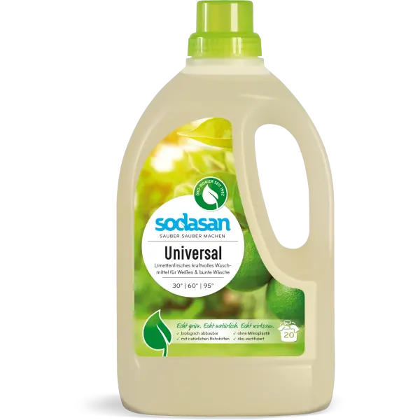 SODASAN Waschmittel Universal Limette 1.5 Liter