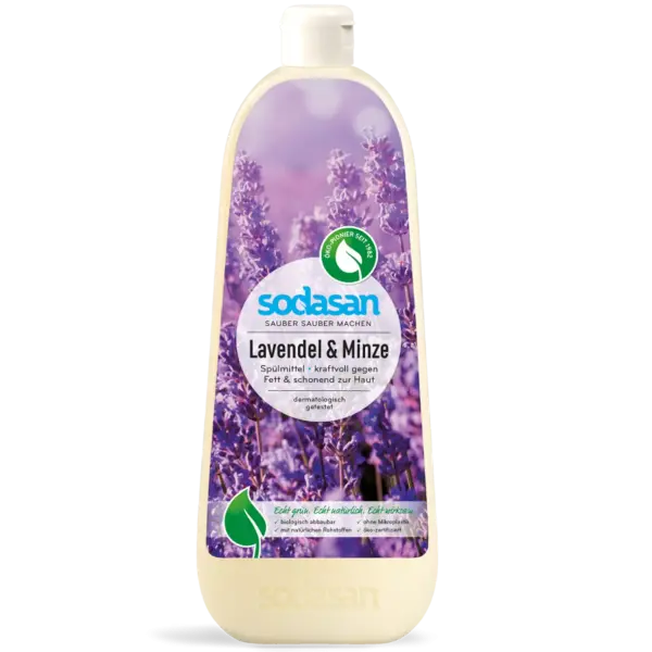 SODASAN Spülmittel Lavendel u. Minze 1 Liter