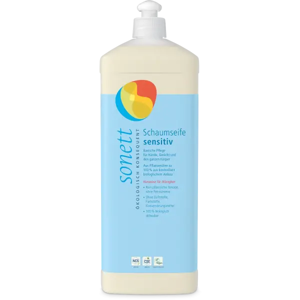 Sonett Schaumseife sensitiv 1 Liter | Naturhaus GmbH